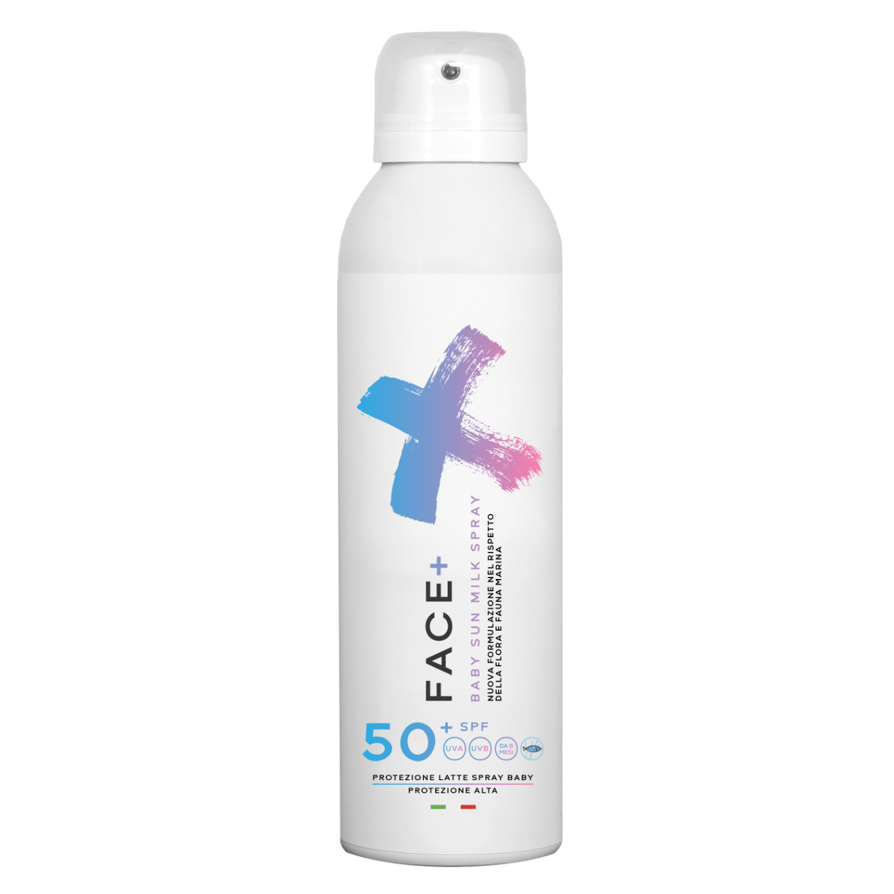 PROTEZIONE SOLARE BAMBINI SUN MILK SPF 50 - FACE+
