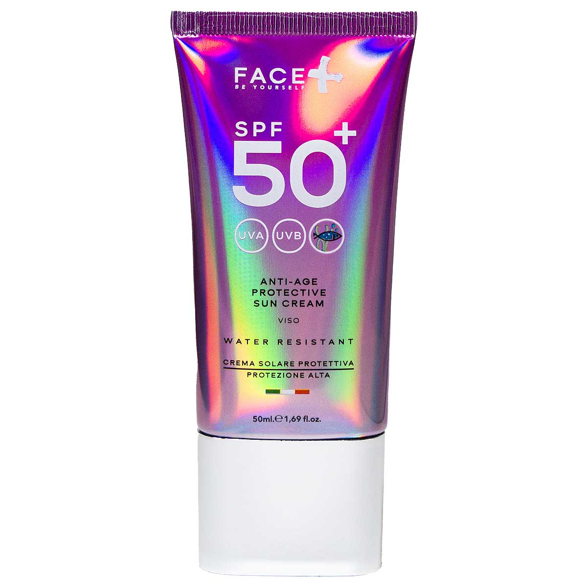 PROTEZIONE SOLARE VISO SPF50 ANTI AGE - FACE+